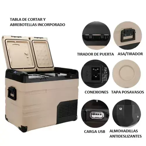 Nevera CoolZone DUAL 45L